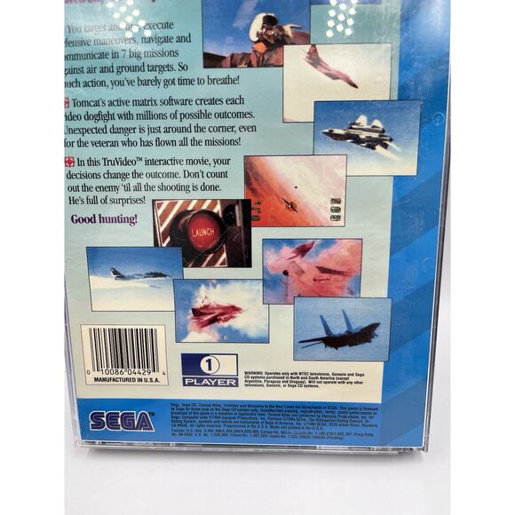 Tomcat Alley (Sega CD, 1994) Complete - Picture 4 of 8